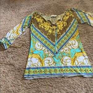 Joseph Ribkoff L or xl top or M swim beach cover